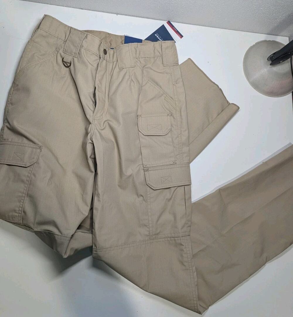 NWT SZ 8 PROPPER WOMENS TACTICAL PANTS F525450250 UNHEMMED KHAKI